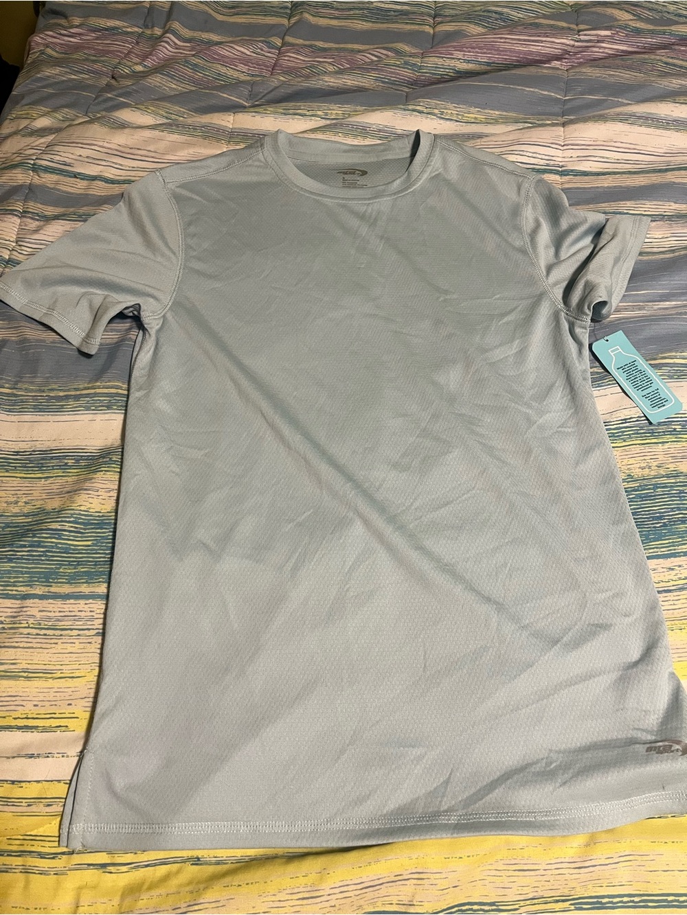 MTA Sport Light Blue Men's Short-Sleeve Performance Tee